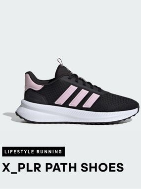 Adidas X_PLR PATH SHOES Cloudfoam Black and Pink Mesh Sneakers Women’s Size 6